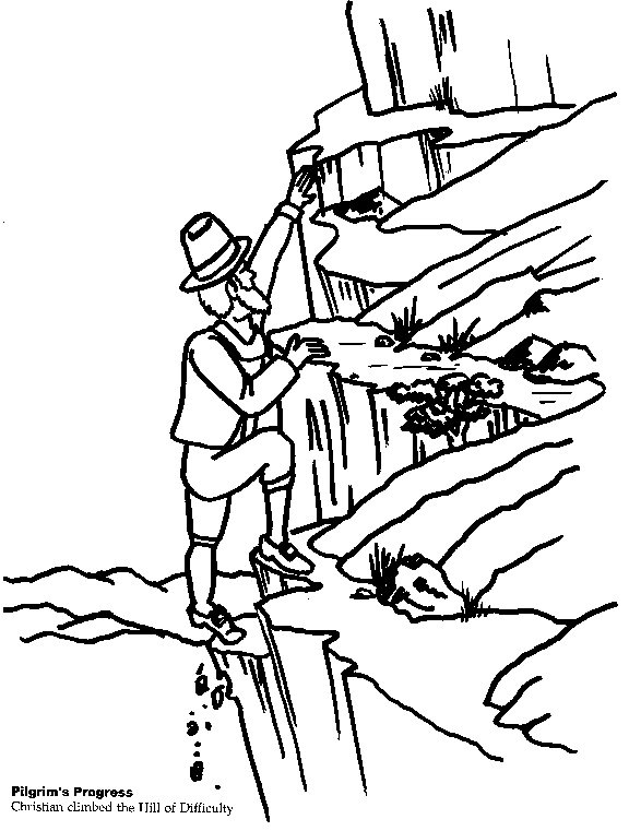 Pilgrim s Progress Coloring Page 4