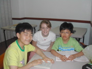 Emi at summer school