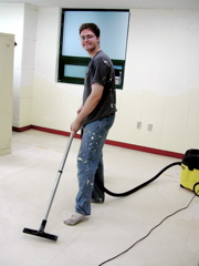 Eric working