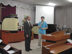 Dr L introducing BJU