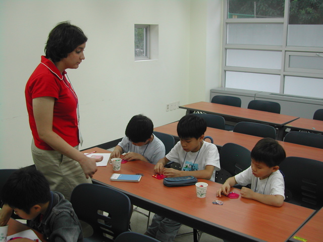Crafts at day camp